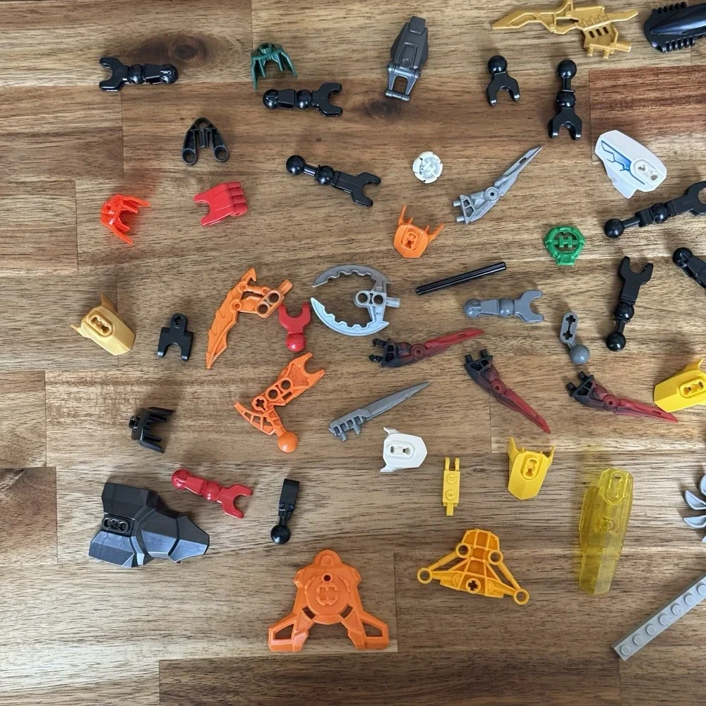LEGO BIONICLE Hero Factory Bulk Lot of 100 Parts & Pieces - SEE PICTURES AS IS!
